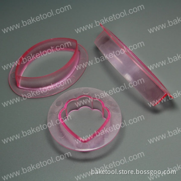 Plastic 3pcs Cymbidium Orchid Flower Press Mold Set